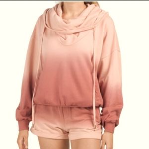 Young Fabulous & Broke Ombre Athleisure Hoodie Size M